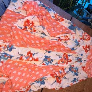 Floral Patterned Scarf
